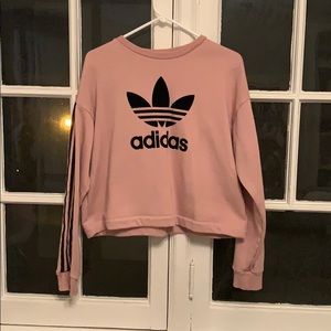 Pink adidas hoodie